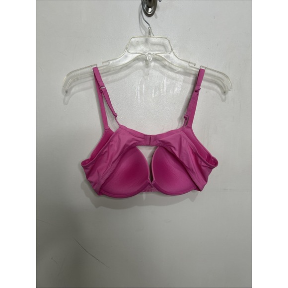 Flirtitude Bra 38C Pink‎ Padded Underwire Adjustable Clasp Back - Picture 3 of 3